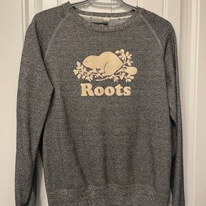 ROOTS Salt & Pepper Crewneck